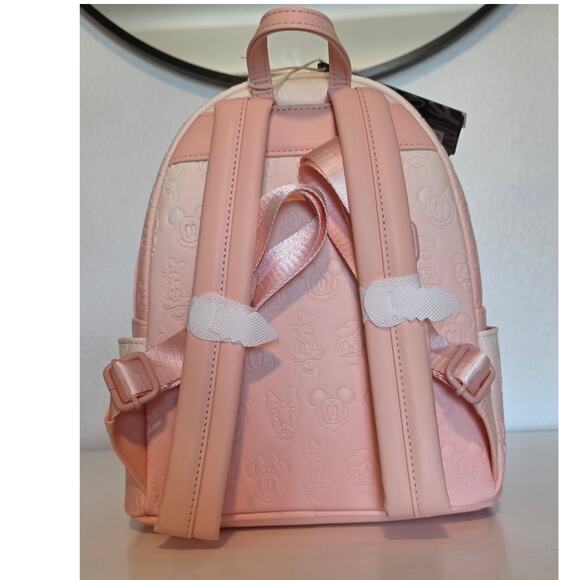 Loungefly Disney Mickey Mouse & Friends Pink Ombré Mini Backpack | NWT main image 4
